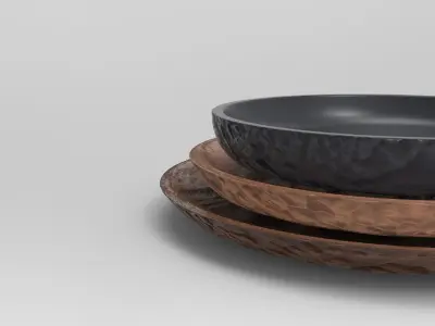 Huty Bowl Low-poly 3D model