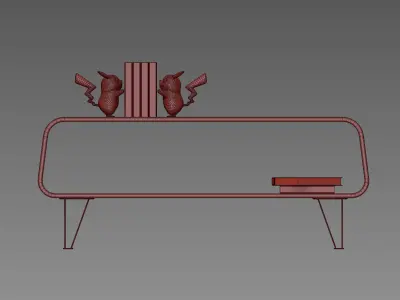Astro mid century Coffee table 3D model