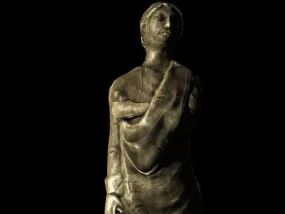 Statues Pack  Low-poly 3D model