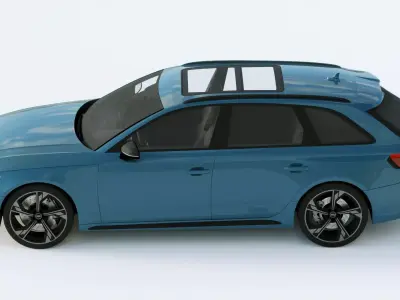 Audi RS4 Avant 2020 3D model