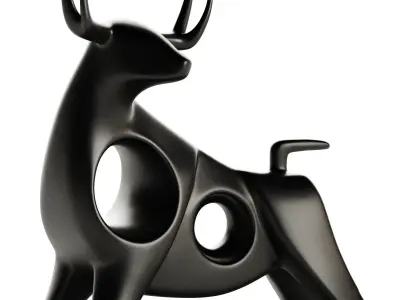 Decorative Abstract Sculpture 08 3D model