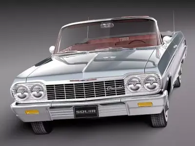 Chevrolet Impala Convertible 1964 3D model