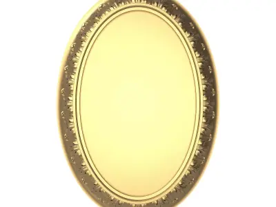 Carved Picture Frame 3D model 90