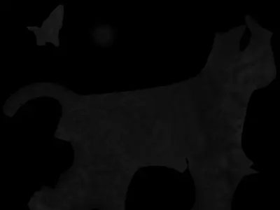 very very cat mammal 3D model