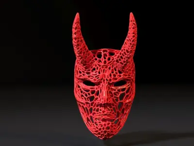 Solitaire cosplay mask 3D print model