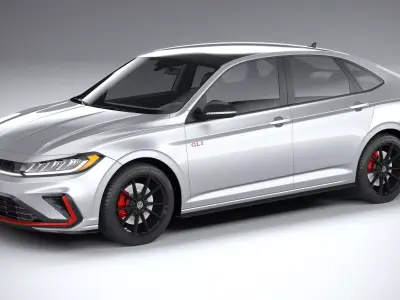 Volkswagen Jetta GLI 2025 3D model