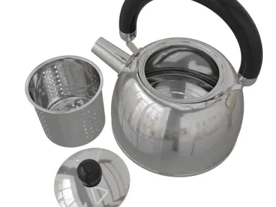 Kettle stainless steel tea Free 3D model