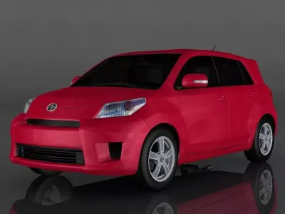 Scion xD Low-poly 3D model