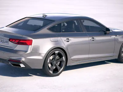 Audi A5 Sportback S-line 2020 3D model