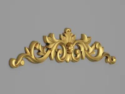 Classic Carved 002 3D model