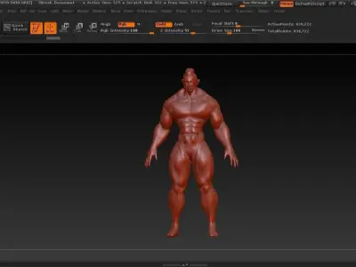 Mr Universe Figure Free 3D model