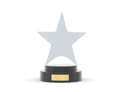 Glass Trophy 3D model buy