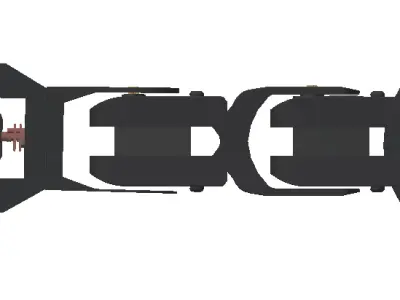 4-DOF Robotic Arm with DC Motor Gripper  3D Printable 3D print model