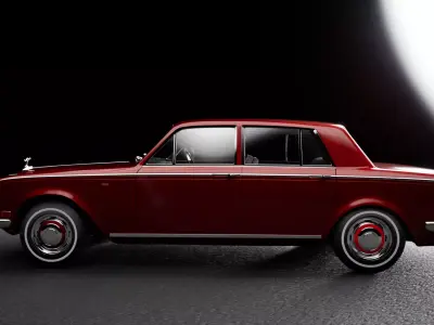 Retro Car 1970 3D model