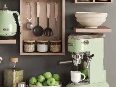 kitchen accessories N053 Low-poly 3D model