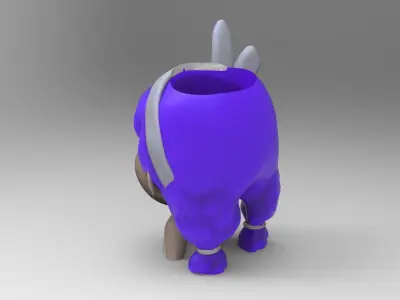 Cute girls and boys planters 10 - STL for 3d printing 3D print model