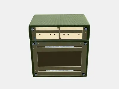 JATTEBO Cover 15-seat module with storage Low-poly 3D model