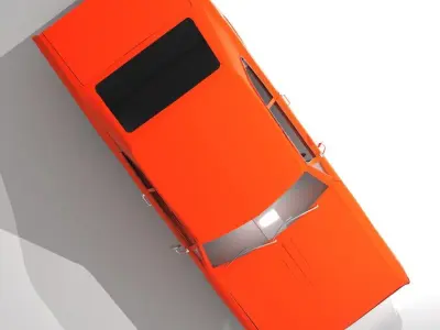 Opala Chevrolet 1972 Low-poly 3D model