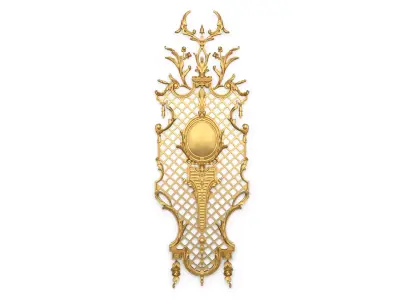 Classic decor ornament 124  3D model
