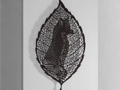 Pano animalLeaf 3D model