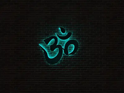 OM Logo LORD SHIVA  Free low-poly 3D model