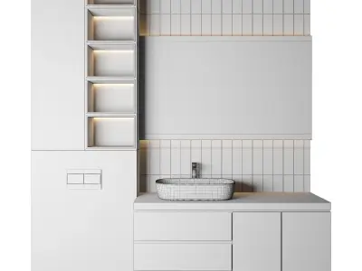 Luxury Bathroom 50 3D model