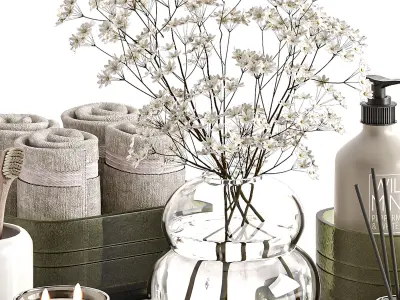 Bathroom Accessories 02 3D model