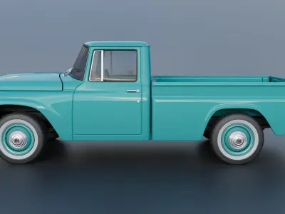 International Pickup 1964 3D print model