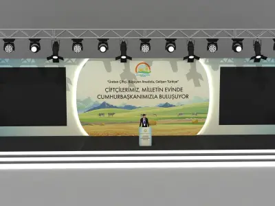 Agriculture Stage Decor 093 3D model