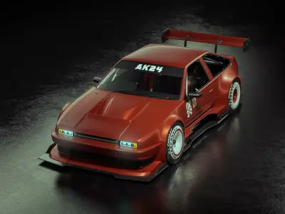 Toyota AE86 Vision 3D model