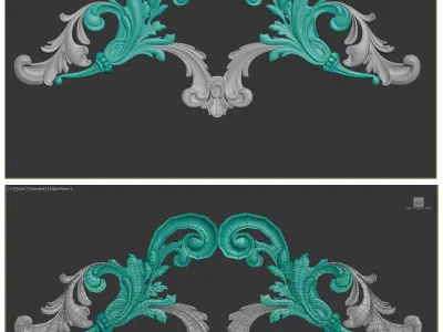 Decorative Ornamental 07 3D model