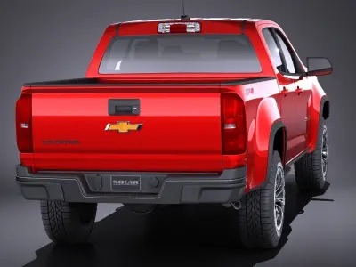Chevrolet Colorado ZR2 4-door CG 2017 3D model