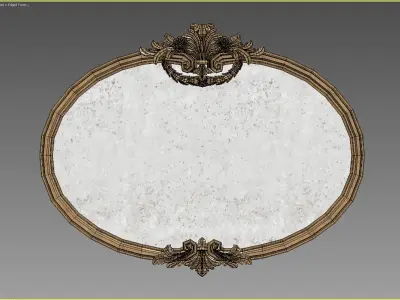 Chelini Mirror Chelini art 1132 O 3D model