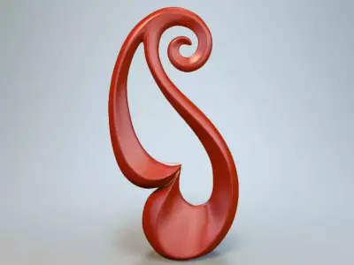 Abstract Figure 3D model 7