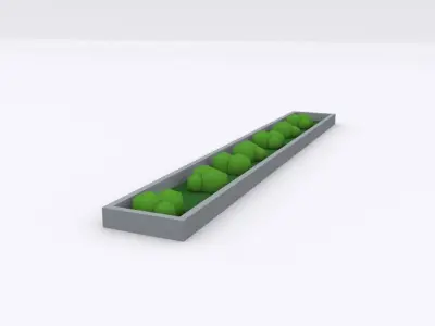 Plants low poly pack Free low-poly 3D model