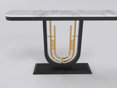Luxury console table Free 3D model