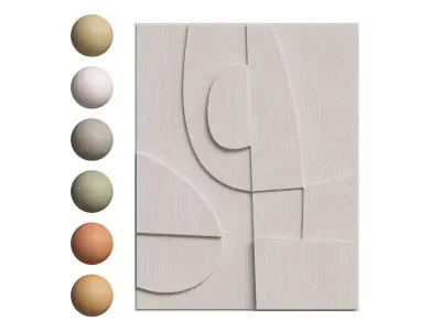 3D Wall Art 010 3D model
