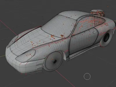 Porshe 911 Dragster 3D model