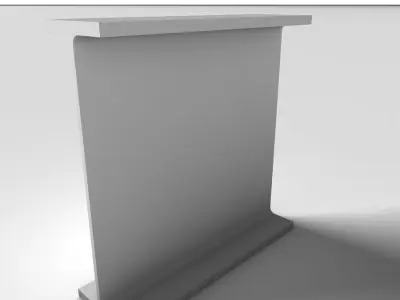 Metal Beam HEB 3D model