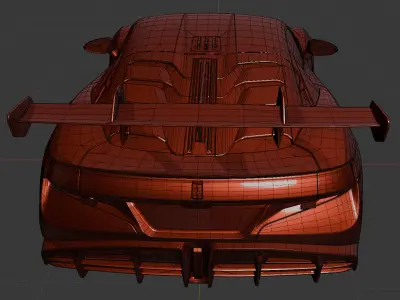 BYD Yangwang U9 HAMMER With Interior 3D model