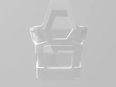 TOMs GUNDAM STYLE RACING SEAT FOR 1 24 SCALE AUTOS AND DIORAMAS 3D print model