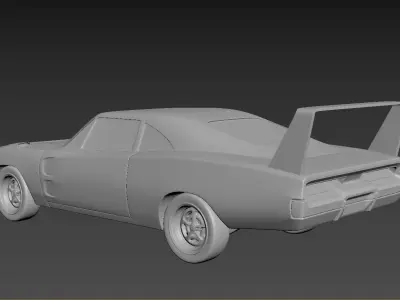 Dodge Charger Daytona 1969 3D print model