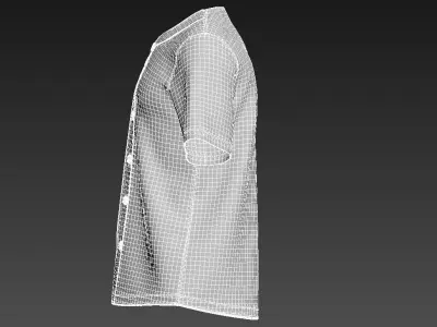 Baseball Jersey 3D model