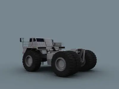Your Dump Truck - 3d animated truck model 3D model