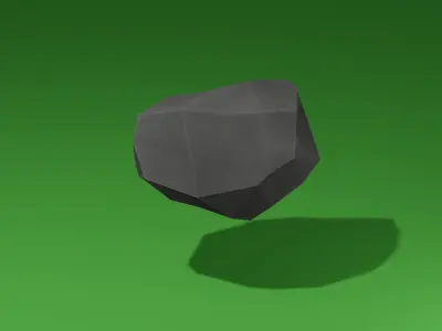 Low Poly Stone Pack Free low-poly 3D model