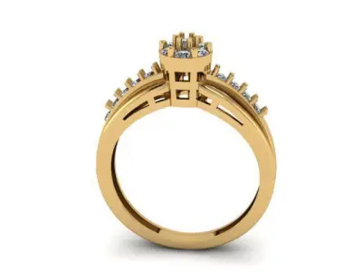 wedding ring 3D print model