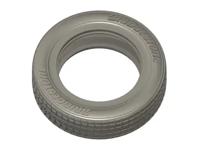 Resin 3d printable scale car model tires - High and low profile 3D print model