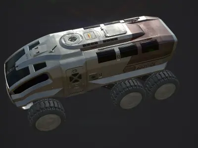 Planetary Rover ANT-01 Stellar Industries corp 3D model