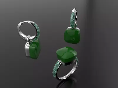 Big stone set 3D print model