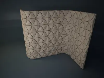 04 FRANGIPANI RELIEF Low-poly 3D model